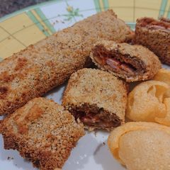 A picture of Cheese and Ham Roll Ups.