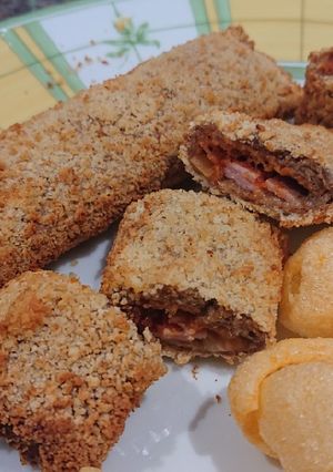 A picture of Cheese and Ham Roll Ups.