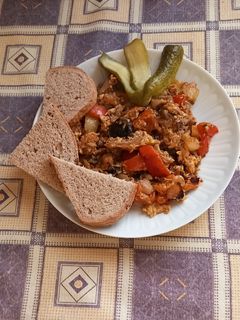 1404. Erdei gomba paprikával tojással ! recept fotója
