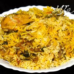 A picture of Classic Chicken Biryani on a budget #KokabandCookpad.