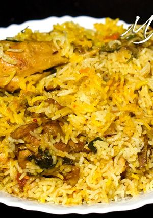 A picture of Classic Chicken Biryani on a budget #KokabandCookpad.