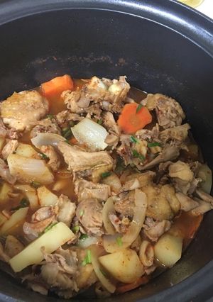 Hình của món Gà cay.