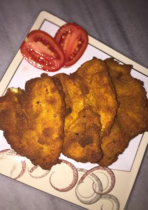 صورة لوصفة بانيه بالبقسماط