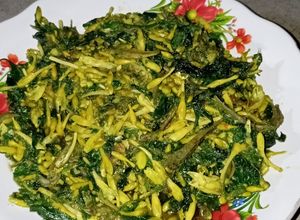 Foto resep Tumis bunga pepaya teri