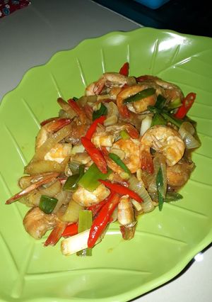 Foto resep Udang goreng mentega
