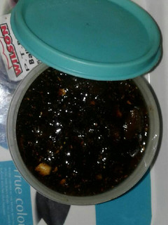 A picture of Khajur(Dates) ki chutney.