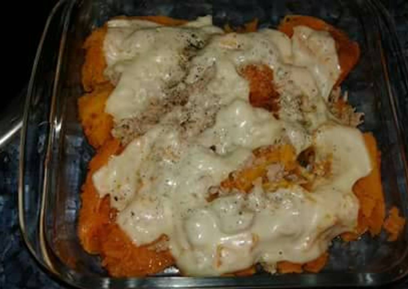 calabaza con queso