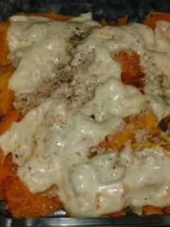 Una foto de calabaza con queso