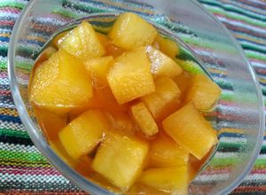Foto de Doce de calda de batata yacon