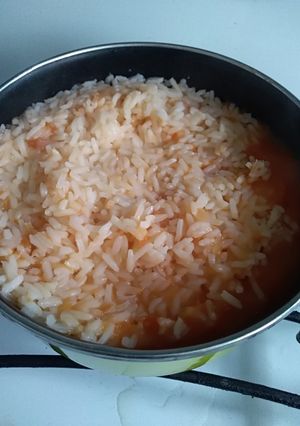 Una foto de Arroz rojo