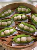 Pea-Shaped Steamed Buns(豆荚馒头）
