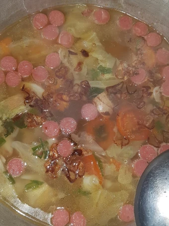 Cara Mudah Membuat Resep Sayur sop sosis sapi yang Enak
