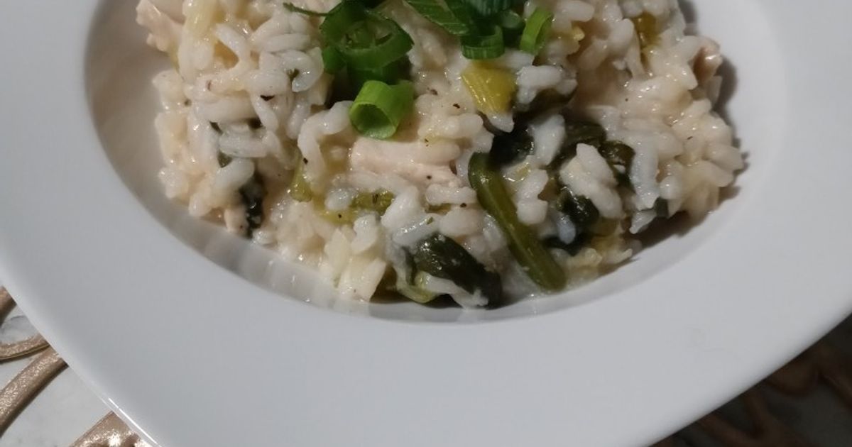 Resep Risotto with lemon, chicken and spinach Enak, Praktis,... - foto hasil masakan Resep Risotto with lemon, chicken and spinach Enak, Praktis,... - foto hasil masakan