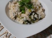 A picture of chicken risotto