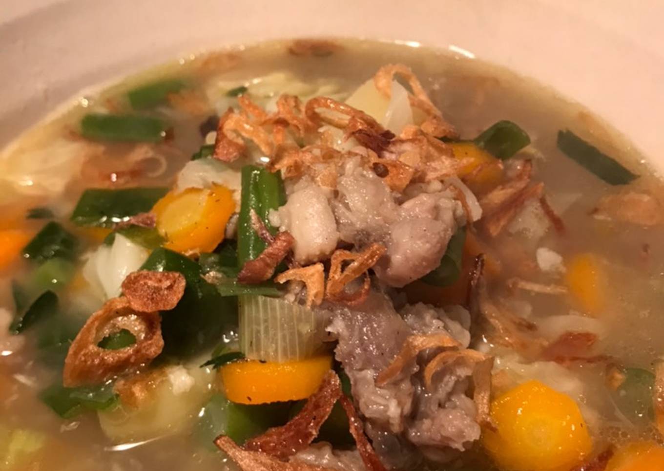 Sup Sayur Daging Sapi
