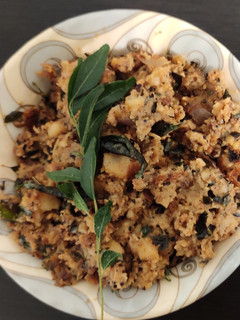 சேப்பங்கிழங்கு மிளகு மசியல் (seppan kizhangu pepper masiyal) செய்முறை முக்கிய புகைப்படம்