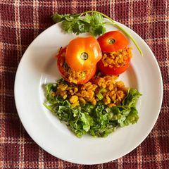 A picture of Tamatar tokri (tomato basket 🍅 🧺).