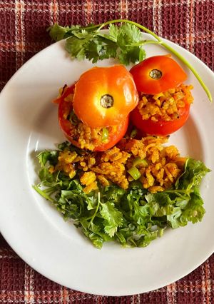 A picture of Tamatar tokri (tomato basket 🍅 🧺).