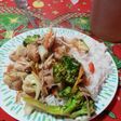 Chapsui de pollo con arroz