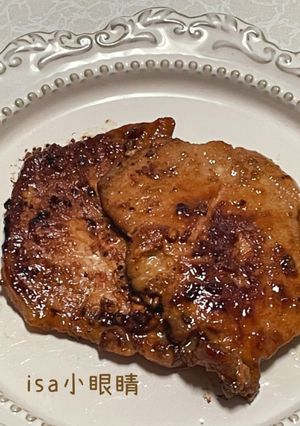 蜂蜜醬燒豬排 的食譜成品照片