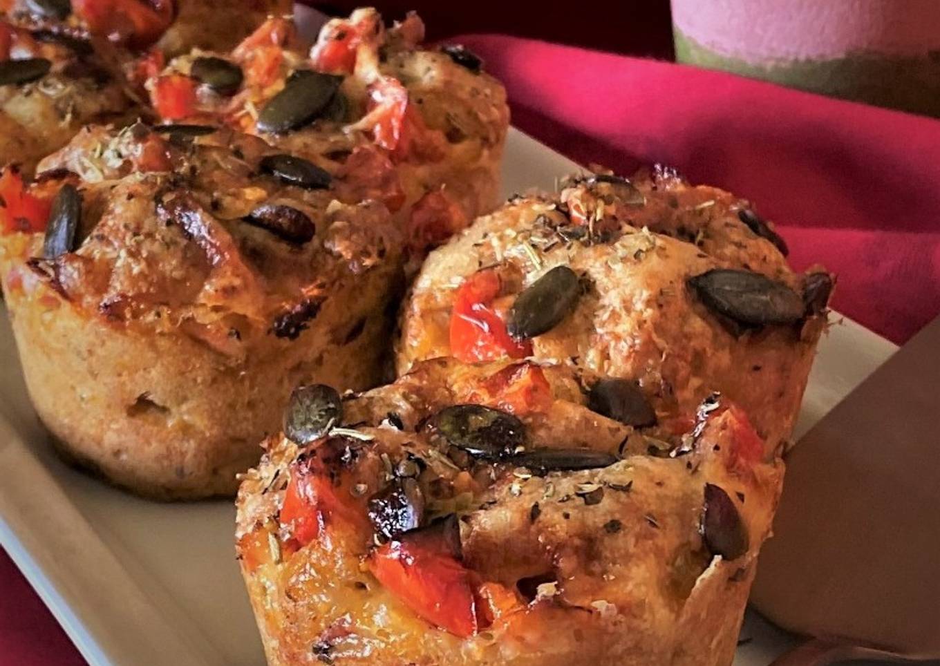 Muffins façon pizza