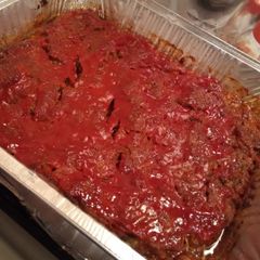 A picture of Momma's Birthday Meatloaf.