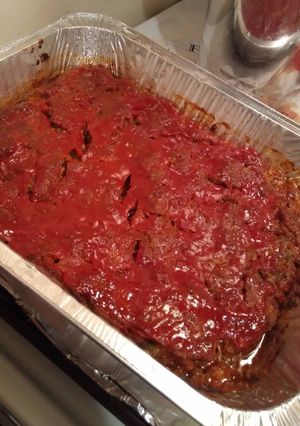 A picture of Momma's Birthday Meatloaf.
