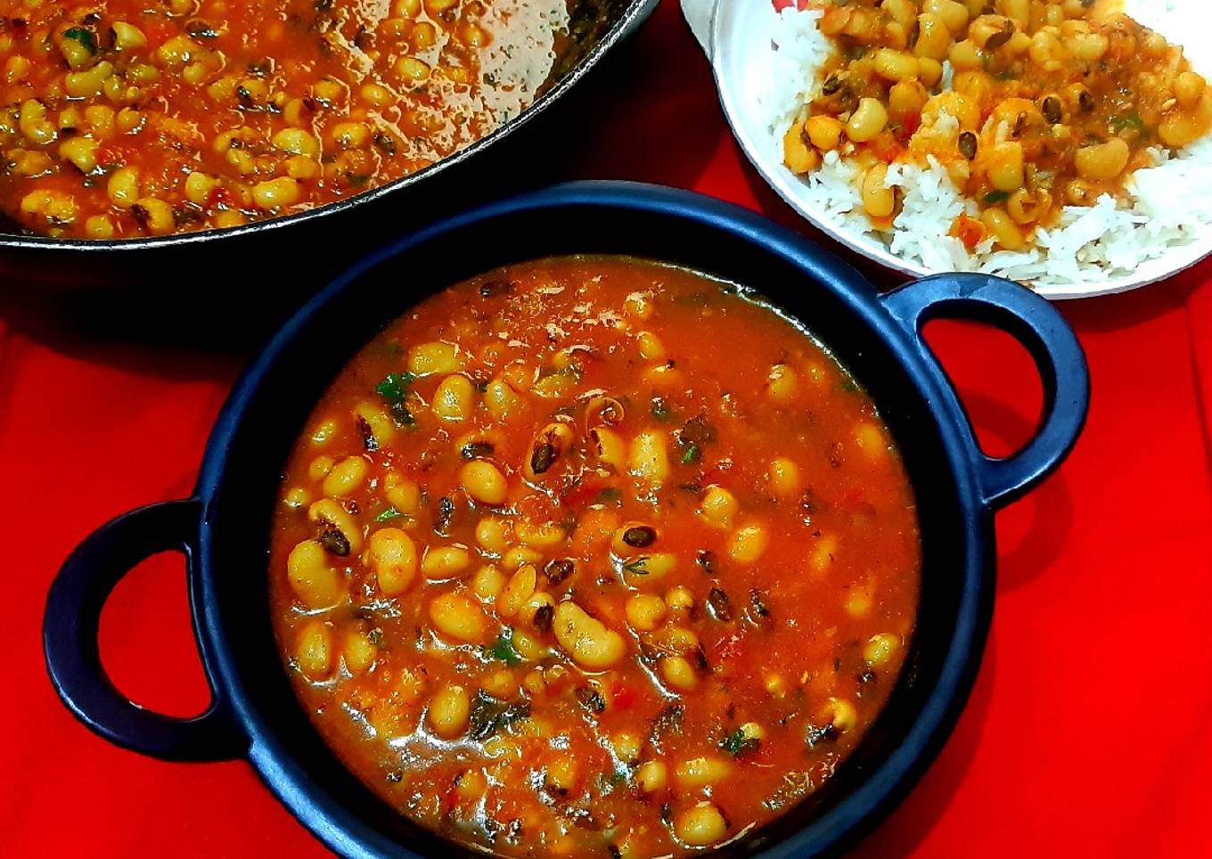 Black eyed beans curry