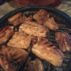 A picture of Marinated salmon.