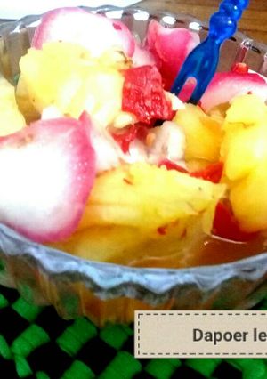 Foto resep Asinan buah (jambu&nanas) ala dapoer lenna's