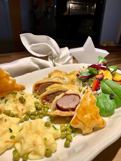 Schweinefilet im Speckmantel in Blätterteig Rezepthauptbild