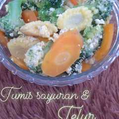 รูปของ Tumis sayuran dan telur