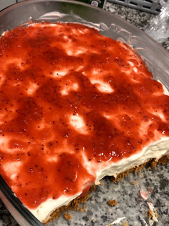 Una foto de Tarta de queso sin horno