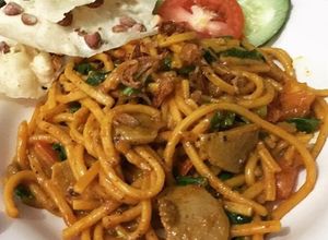 Foto resep Mie Gomak/ spaghetti Batak goreng