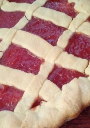 Una foto de Pasta frola de membrillo