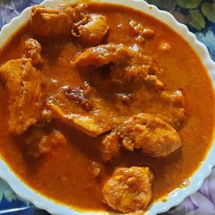 A picture of Hyderabadi Masala Chicken.