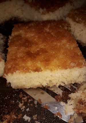 صورة لوصفة بسبوسة بشربات القارص