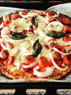 Una foto de Masa para pizza de coliflor | Keto, cetogénico, método Grez
