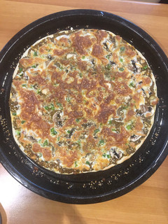 عکسی از دستور پیتزا قارچ و گوشت خونگی