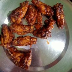 A picture of Air fyer wings (easy).