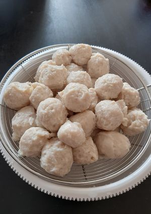 Foto resep Bakso Ayam/Pentol Ayam Kenyal dan Enak Homemade
