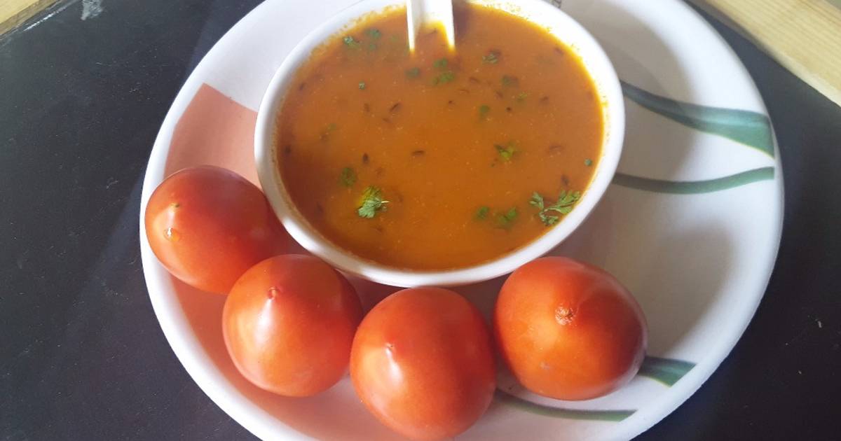 Tomato shorba Recipe by Rohini Rathi Cookpad