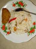 Homemade Indonesian Chicken Fried Rice