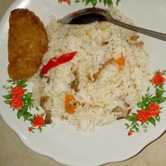 A picture of Homemade Indonesian Chicken Fried Rice.