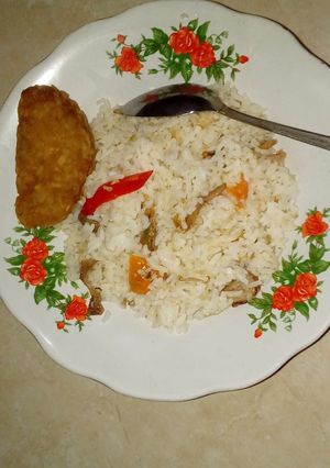 A picture of Homemade Indonesian Chicken Fried Rice.