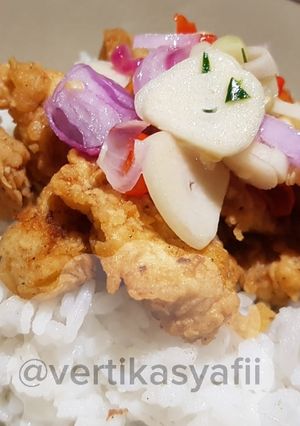 Foto resep Chicken Popcorn Sambal Matah
