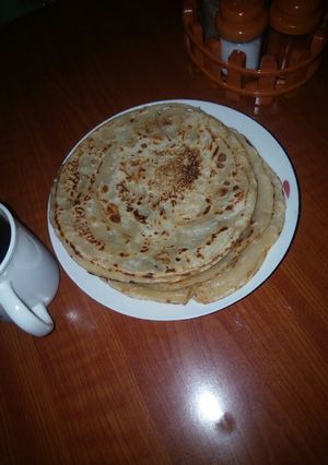 A picture of Simple egg less pancakes.