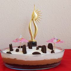 A picture of Oreo choco mousse.