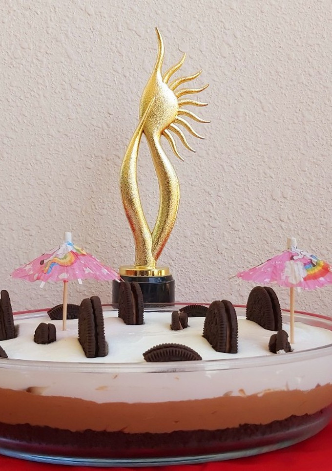 A picture of Oreo choco mousse.