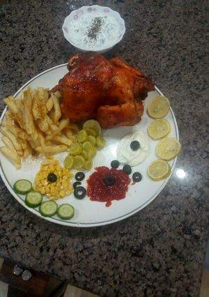 صورة لوصفة دجاج بالفرن